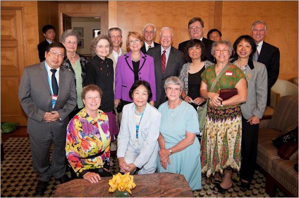 USCPFA Delegation with Former President Carter
