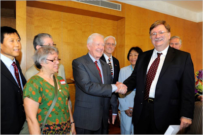 With Former President Carter